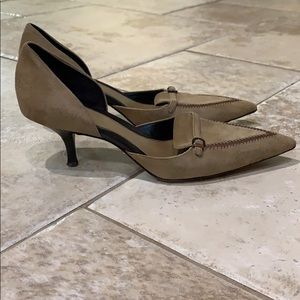 Cole Haan Tan Suede Pumps